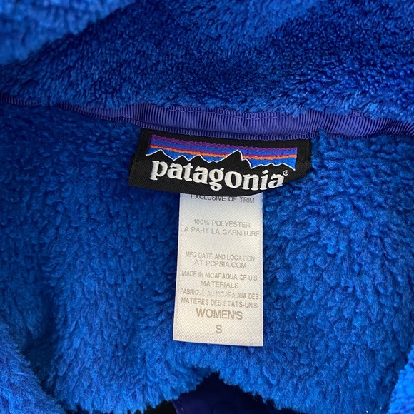 Patagonia women’s size S Royal blue snap pullover - Picture 4 of 4